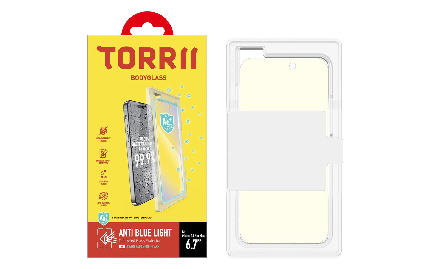 iPhone 14 Pro Max Torrii Bodyglass - Anti Blue