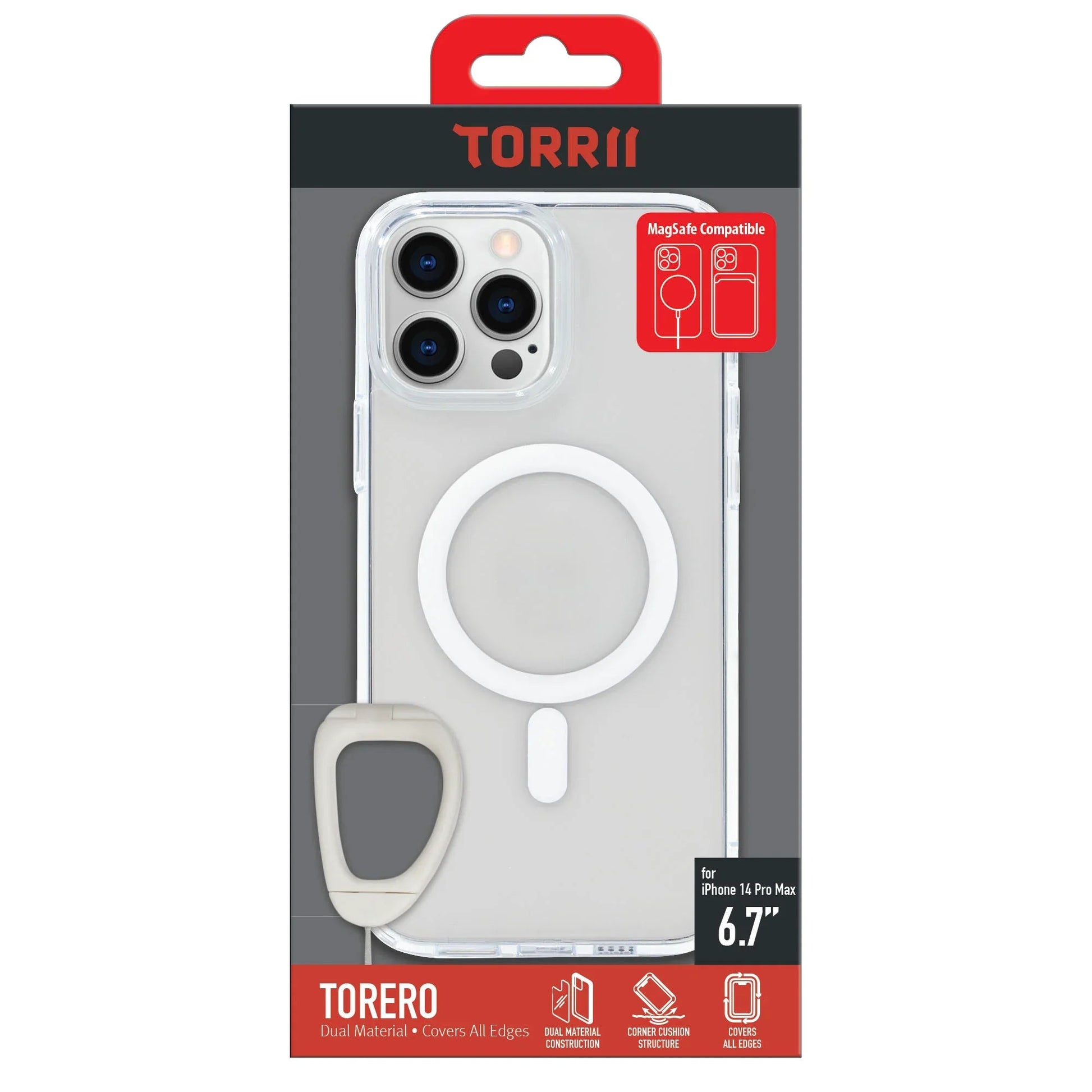 iPhone 14 Pro Max Torrii Torero Magsafe Case - Clear
