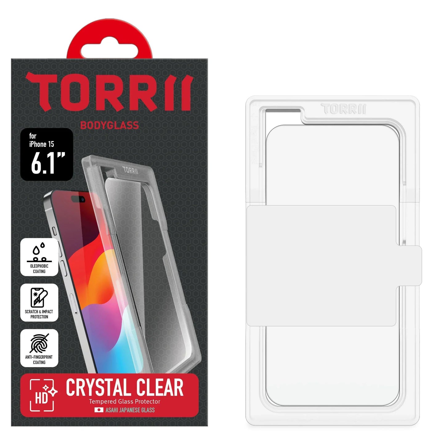 iPhone 15 Torrii Bodyglass - Clear