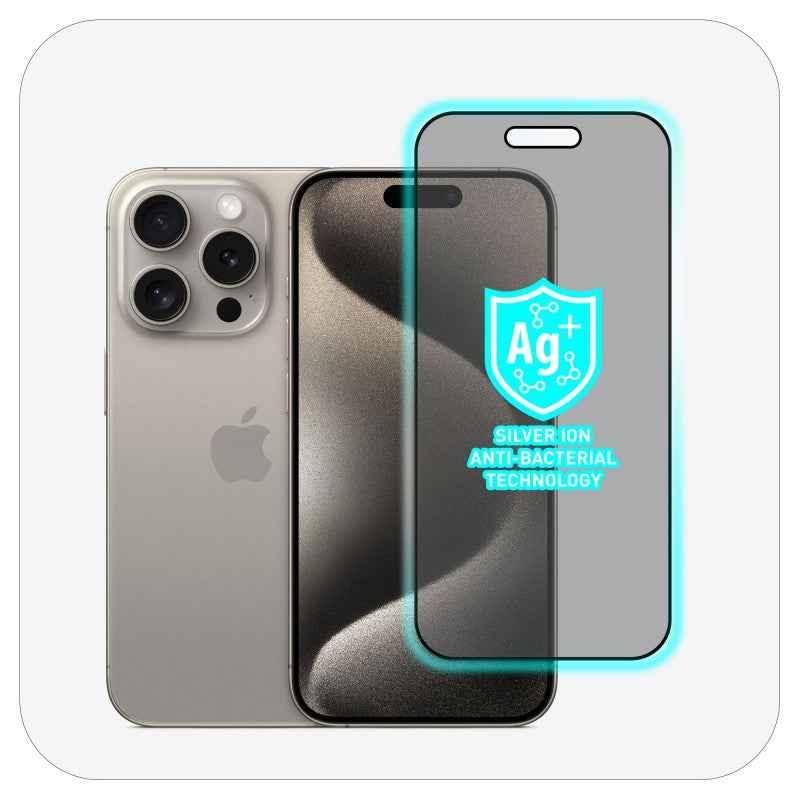 iPhone 15 Pro Torrii Bodyglass Screen Protector - Privacy Black
