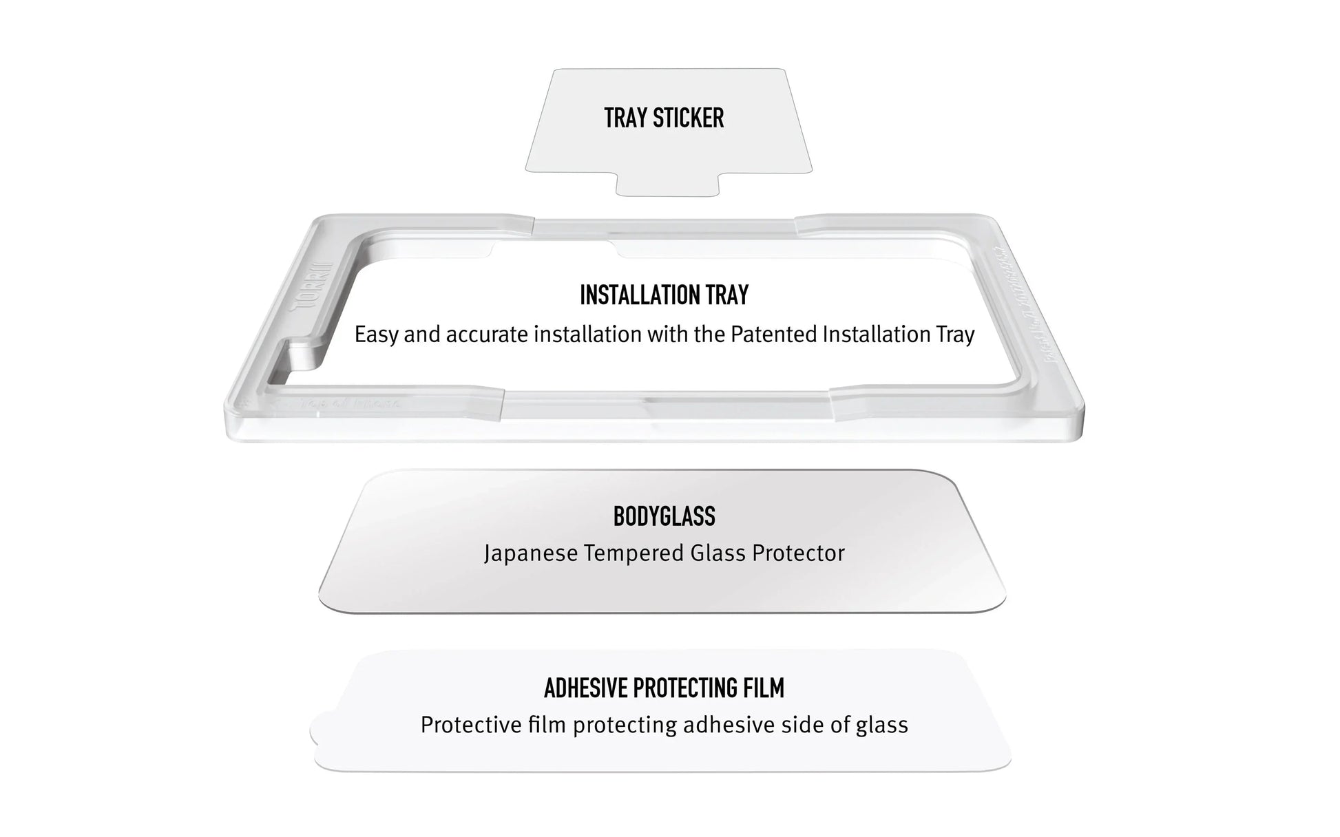 iPhone 15 Plus Torrii Bodyglass - Clear