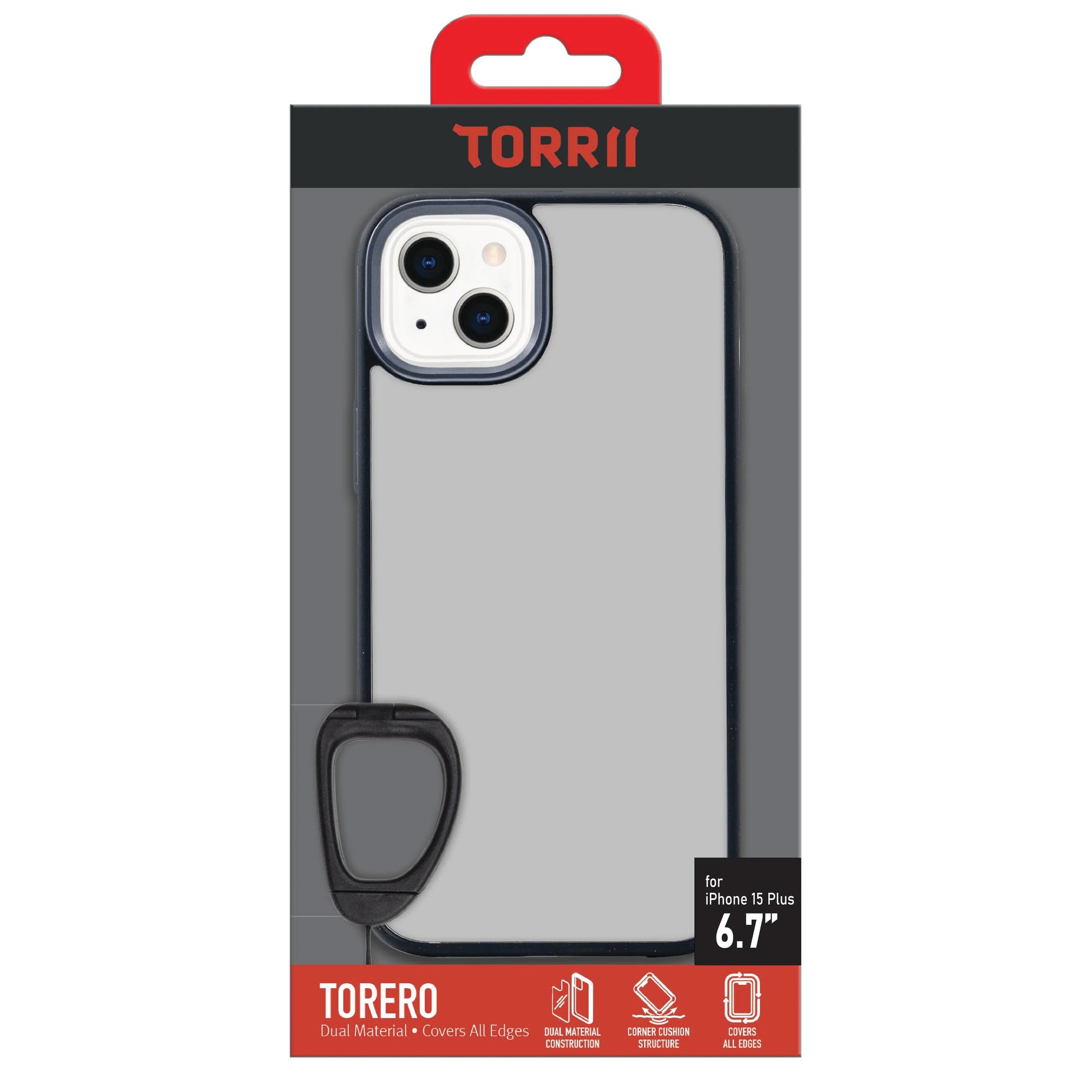 Torrii Torero iPhone 15 Plus / 14 Plus Cover - Black