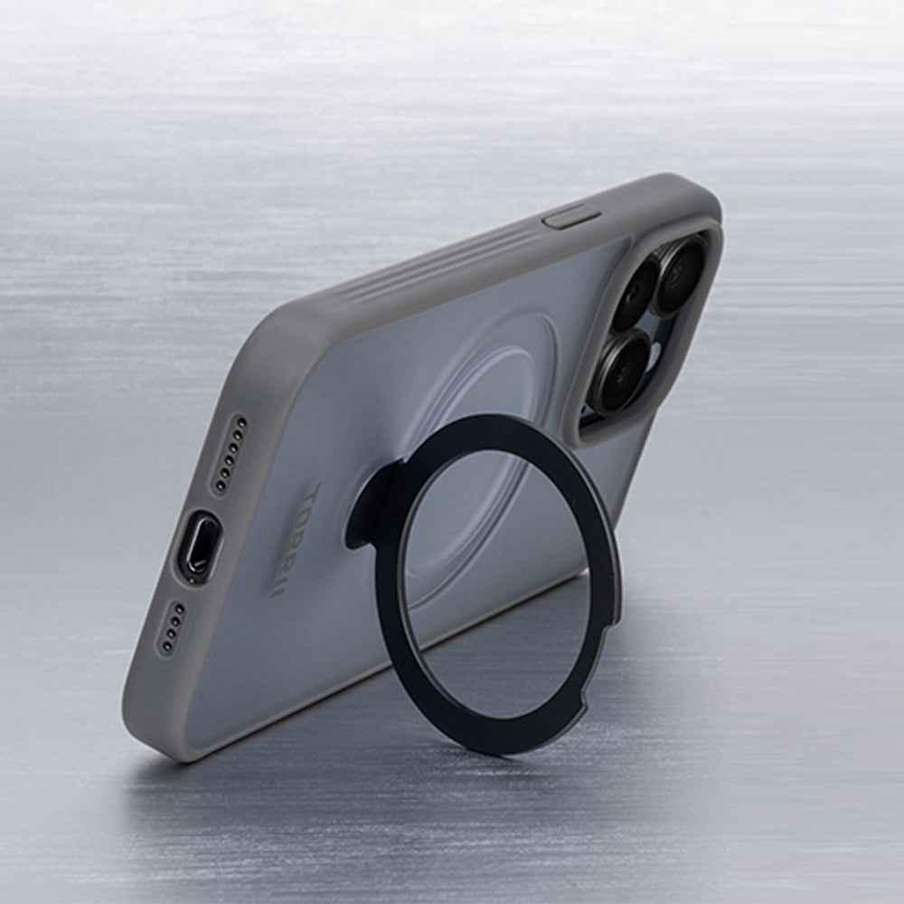 iPhone 15 Pro Max Torrii Torero Stand Case+Magsafe Compatible - Gray