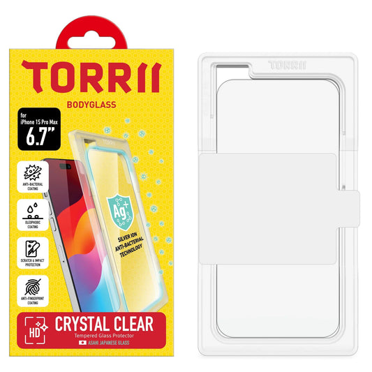 iPhone 15 Pro Max Torrii Bodyglass Screen Protector - Clear
