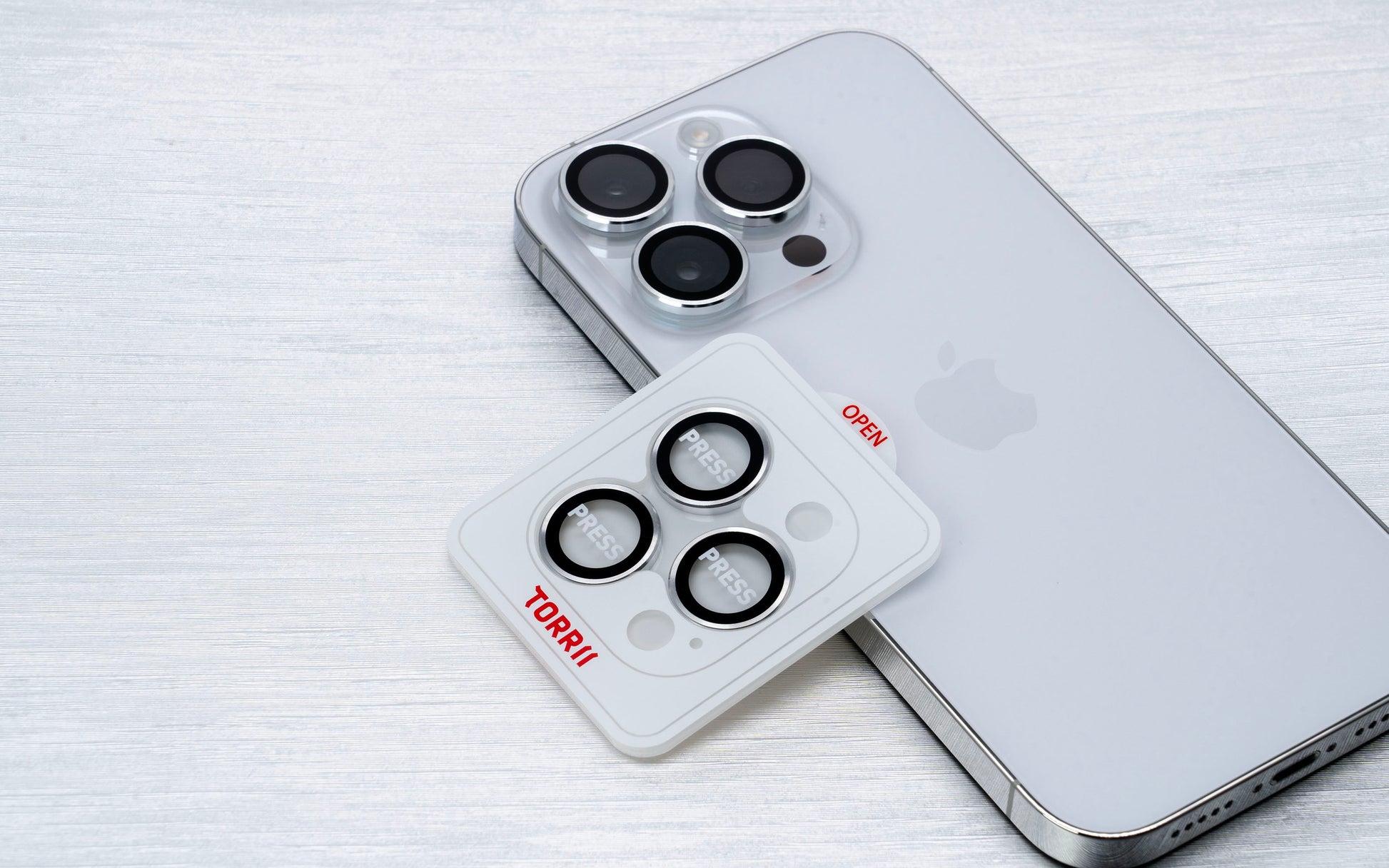iPhone 15 Pro / 15 Pro Max Torrii Bodyglass Camera Lens - Silver