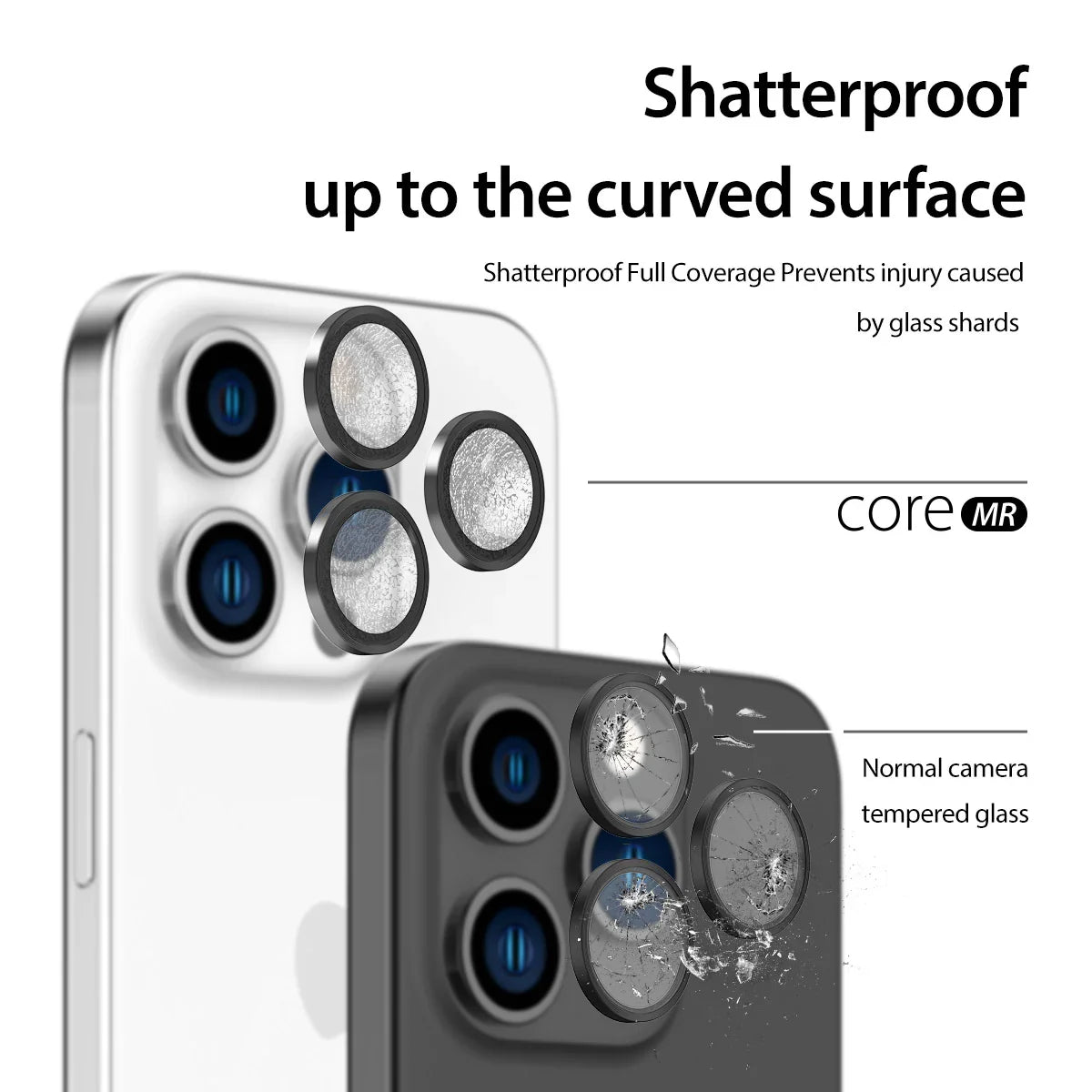 iPhone 15 Pro / 15 Pro Max Araree Camera Lens Metal Base - Clear