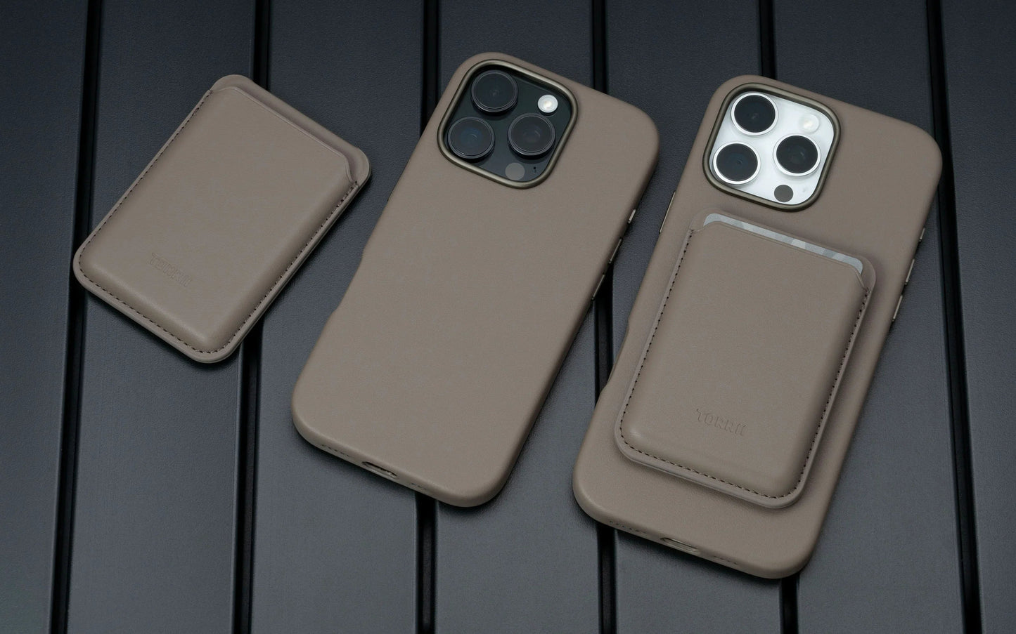 iPhone 16 Pro Torrii Koala MagSafe Case + Wallet Stand - Slate Gray