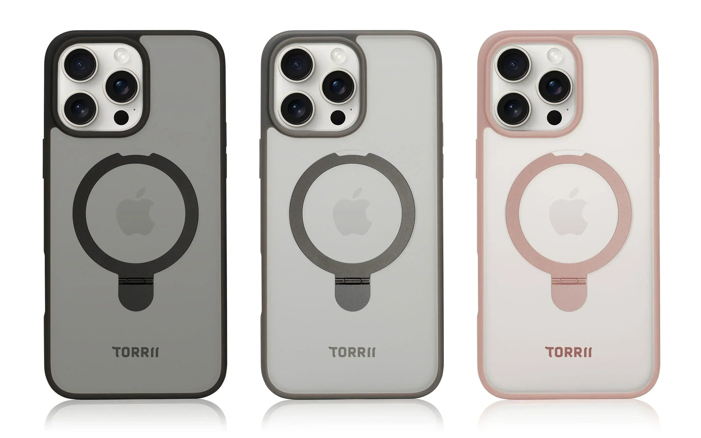 iPhone 16 Pro Max Torrii Torero Stand Magsafe Cover - Gray