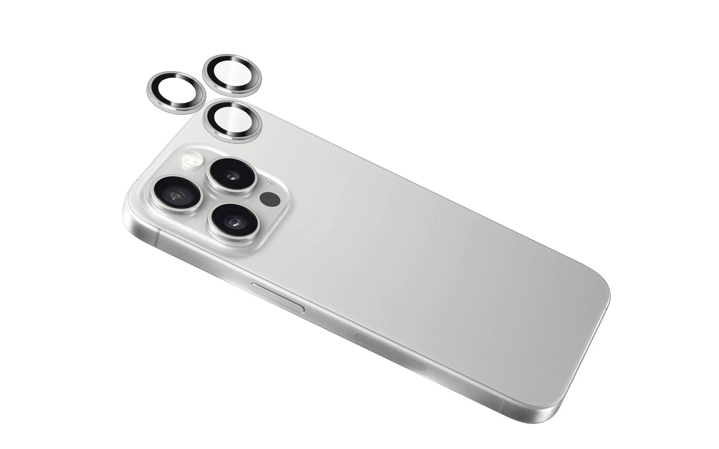 iPhone 16 Pro / 16 Pro Max Torrii Bodyglass Camera Ring - Silver
