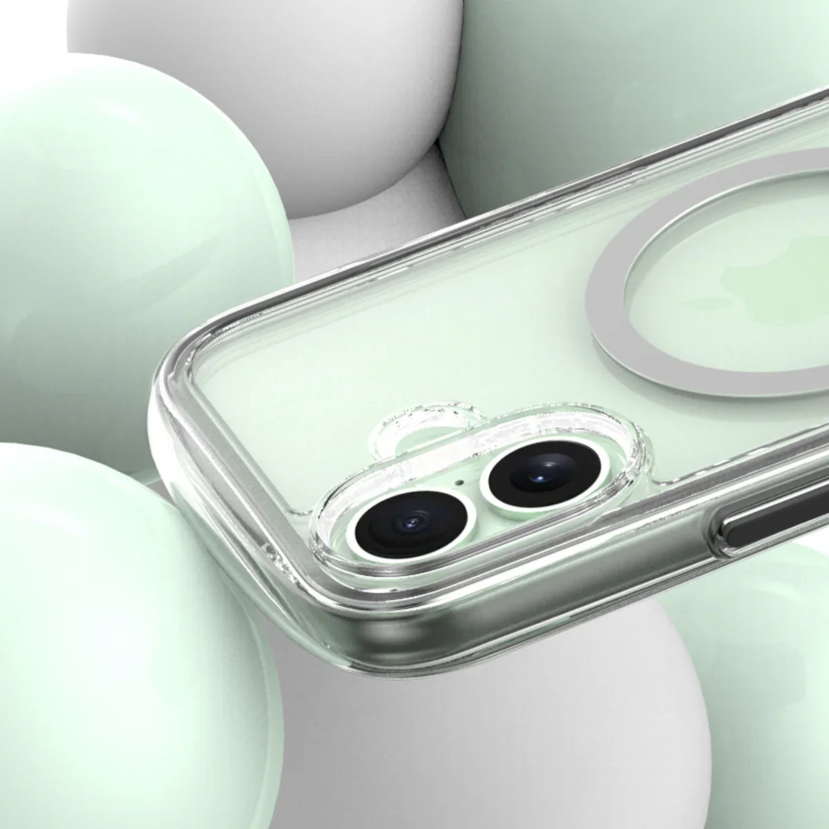 iPhone 16 Plus Araree Duple Air Magsafe Cover - Light Gray