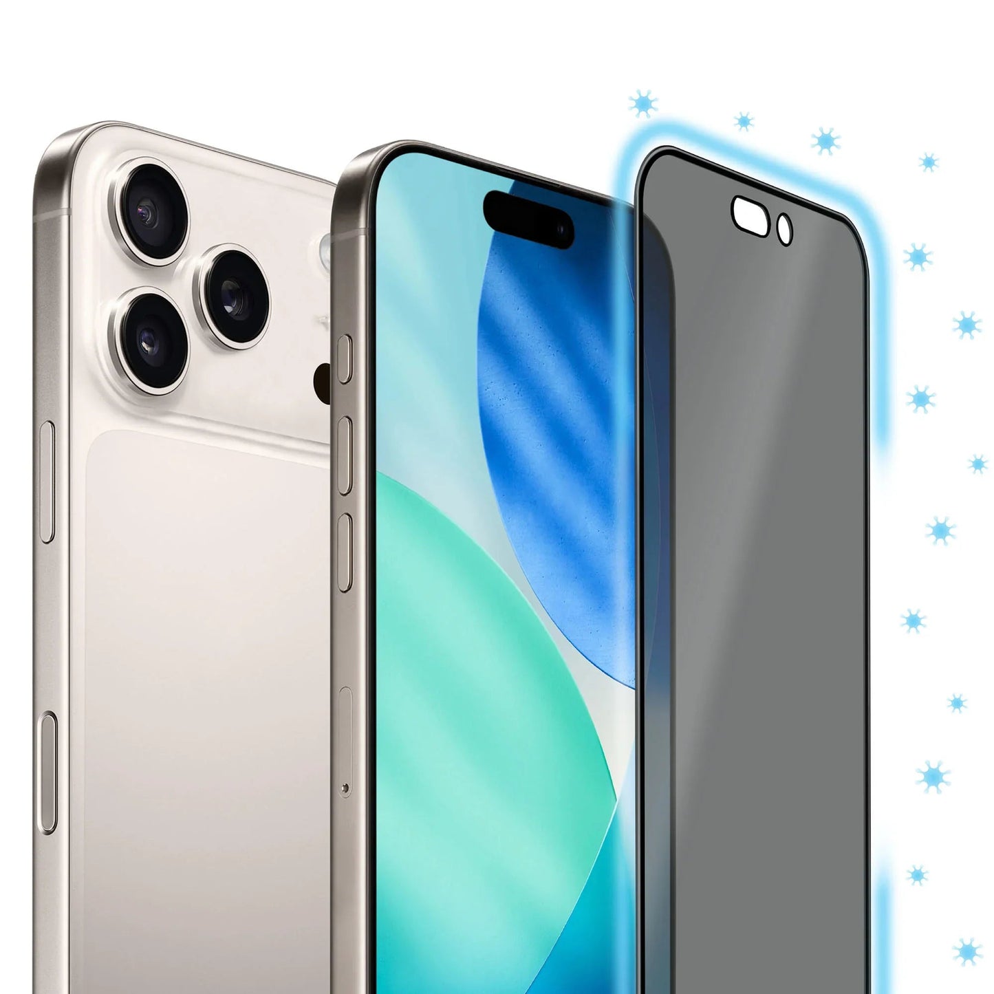 iPhone 17 Pro Torrii Bodyglass Screen Protector - 4-Way Privacy