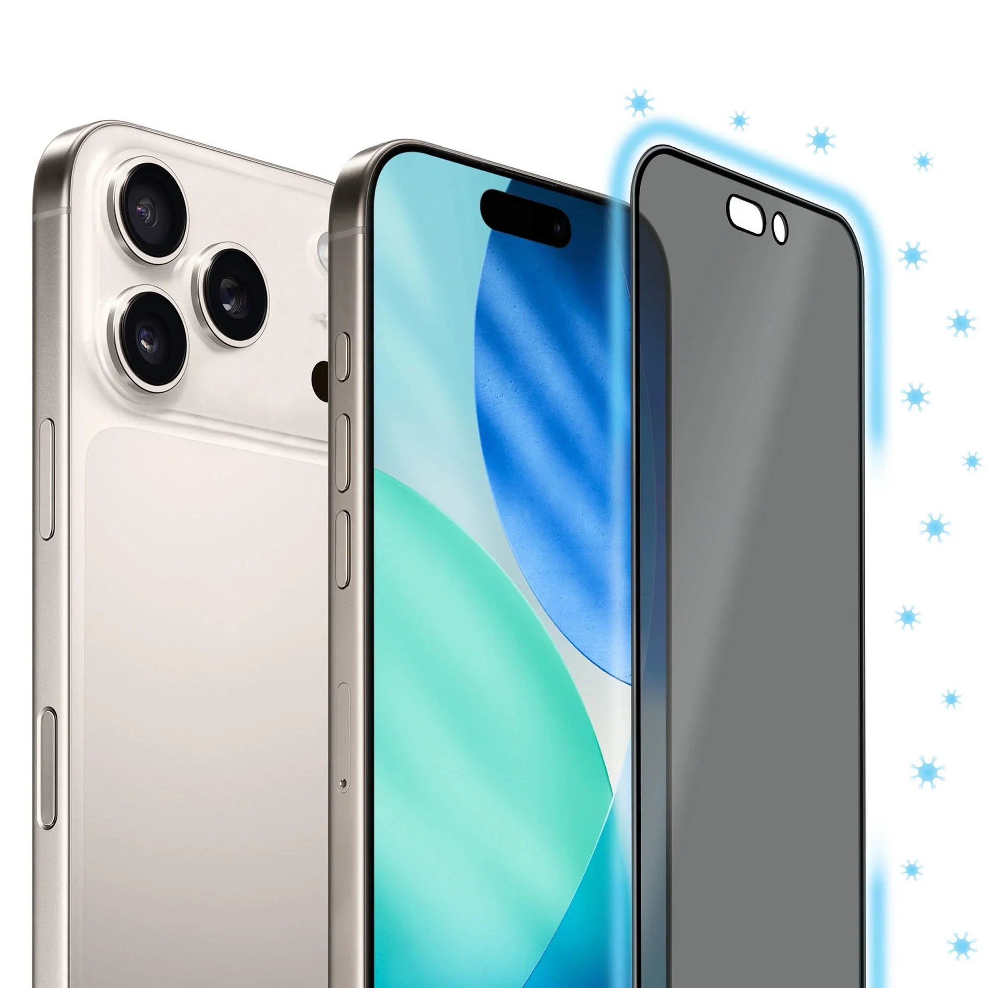 iPhone 17 Pro Torrii Bodyglass Screen Protector - 4-Way Privacy