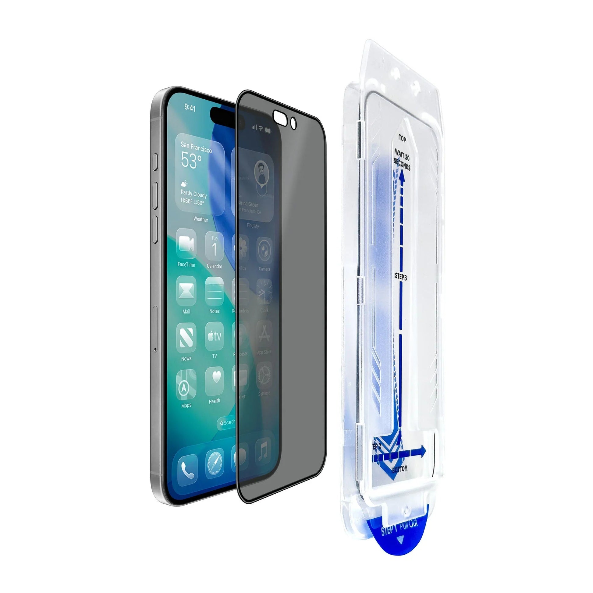 iPhone Air Torrii Bodyglass Screen Protector - Privacy