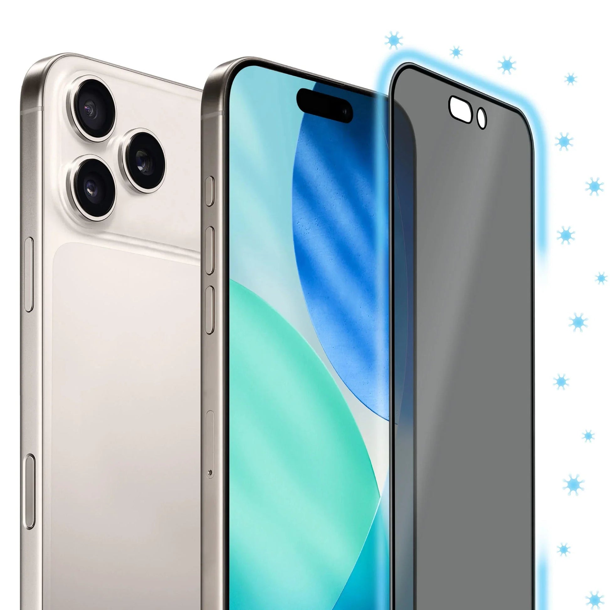 iPhone 17 Pro Max Torrii Bodyglass Screen Protector - 4-Way Privacy