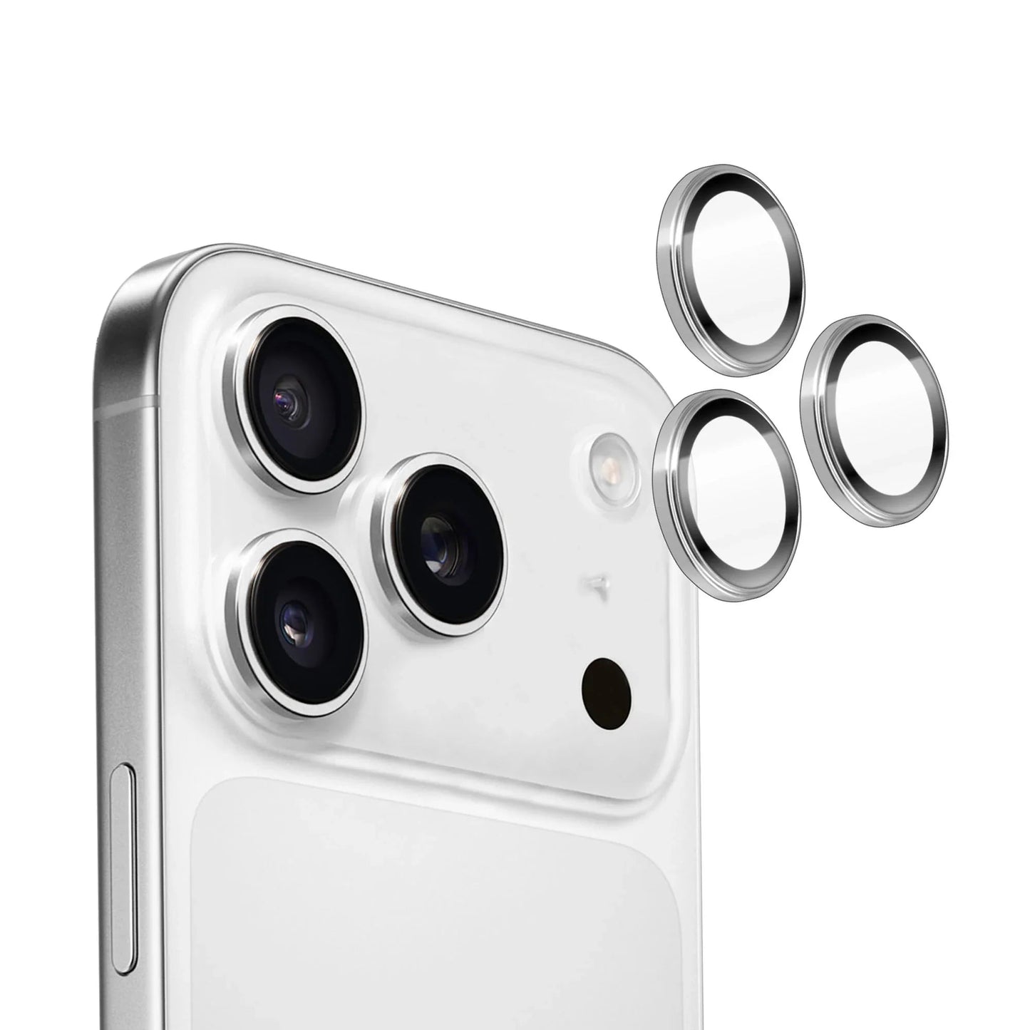 iPhone 17 Pro / 17 Pro Max Torrii Bodyglass Camera Ring - Silver
