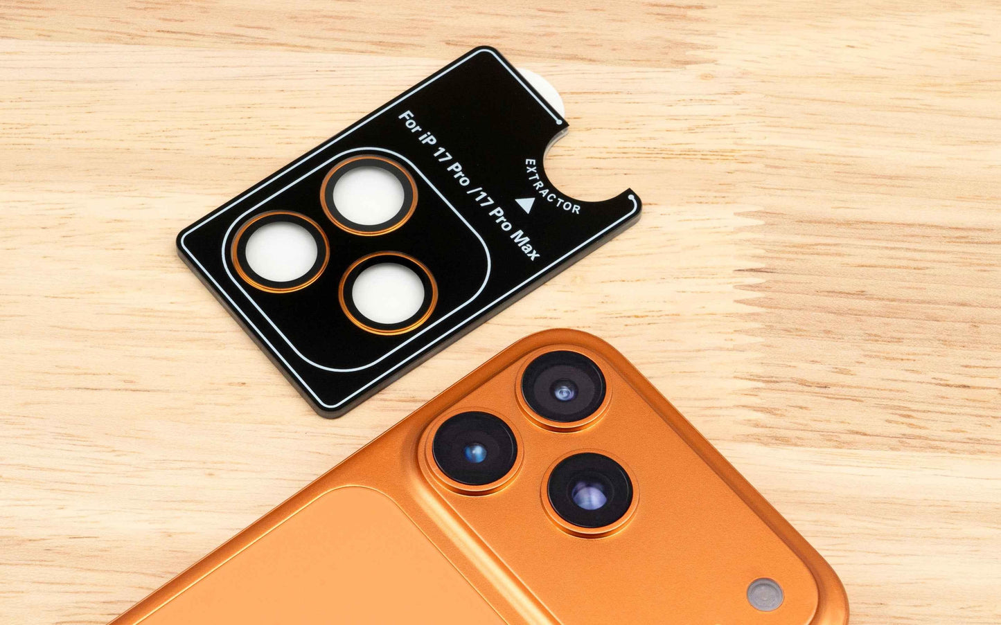 iPhone 17 Pro / 17 Pro Max Torrii Bodyglass Camera Ring - Cosmic Orange