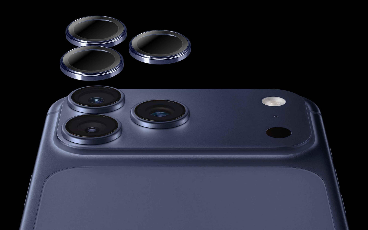 iPhone 17 Pro / 17 Pro Max Torrii Bodyglass Camera Ring - Deep Blue