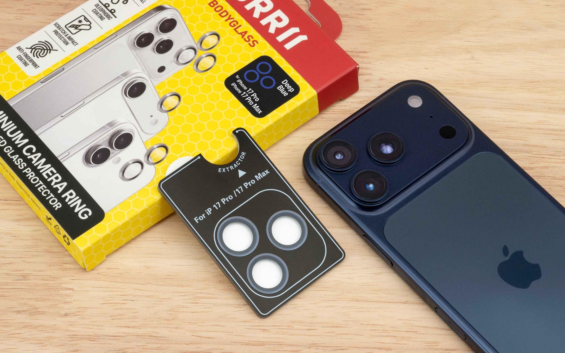 iPhone 17 Pro / 17 Pro Max Torrii Bodyglass Camera Ring - Deep Blue