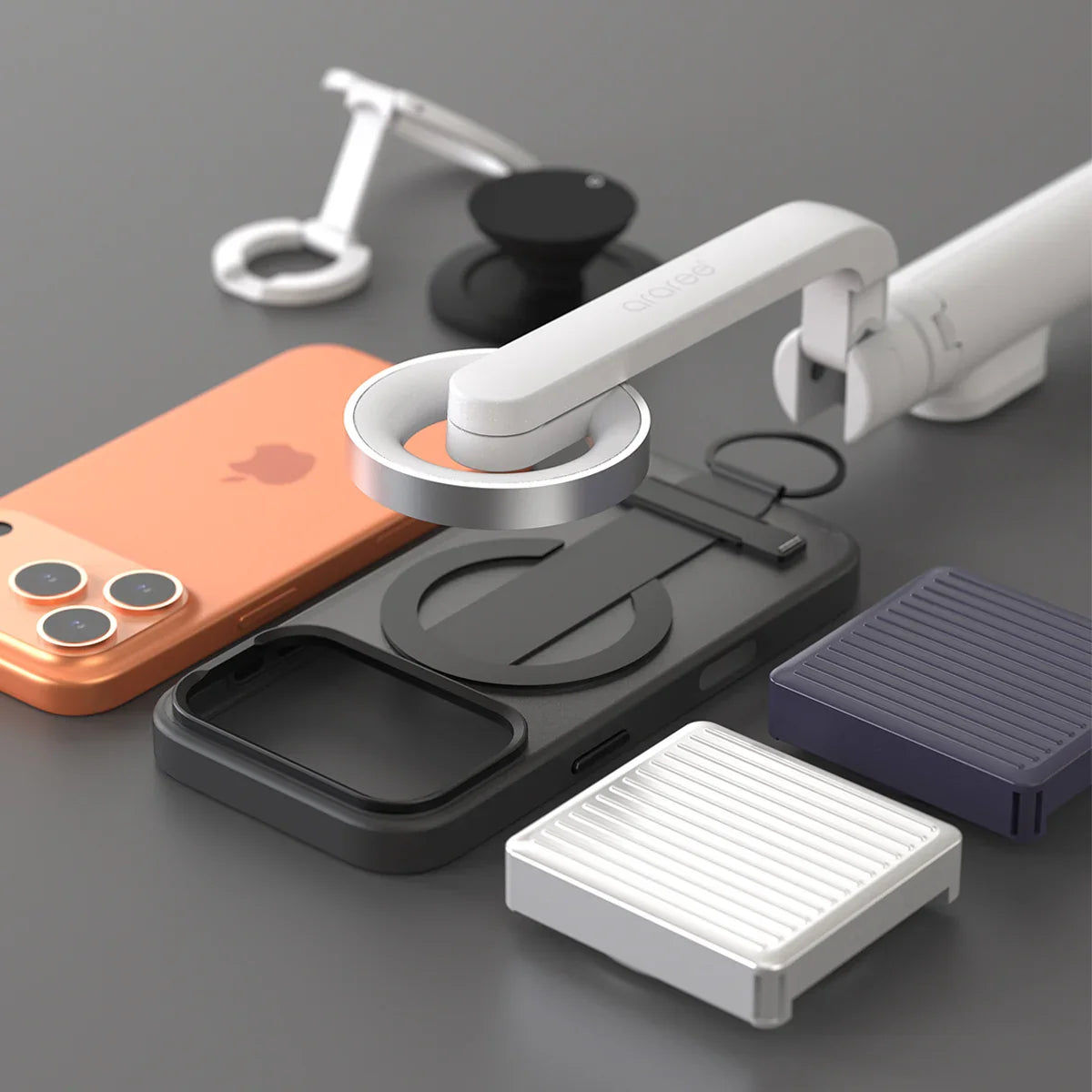 iPhone 17 Pro Araree Duple Magsafe Grip Case - Black