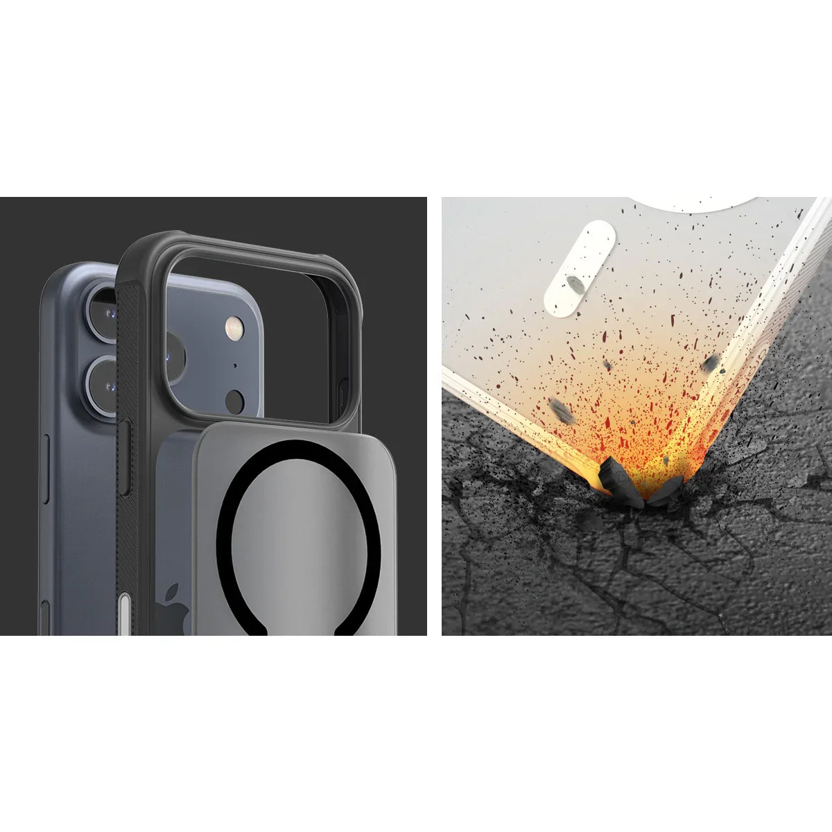 iPhone 17 Pro Max Araree Duple Armor Magsafe Case - White