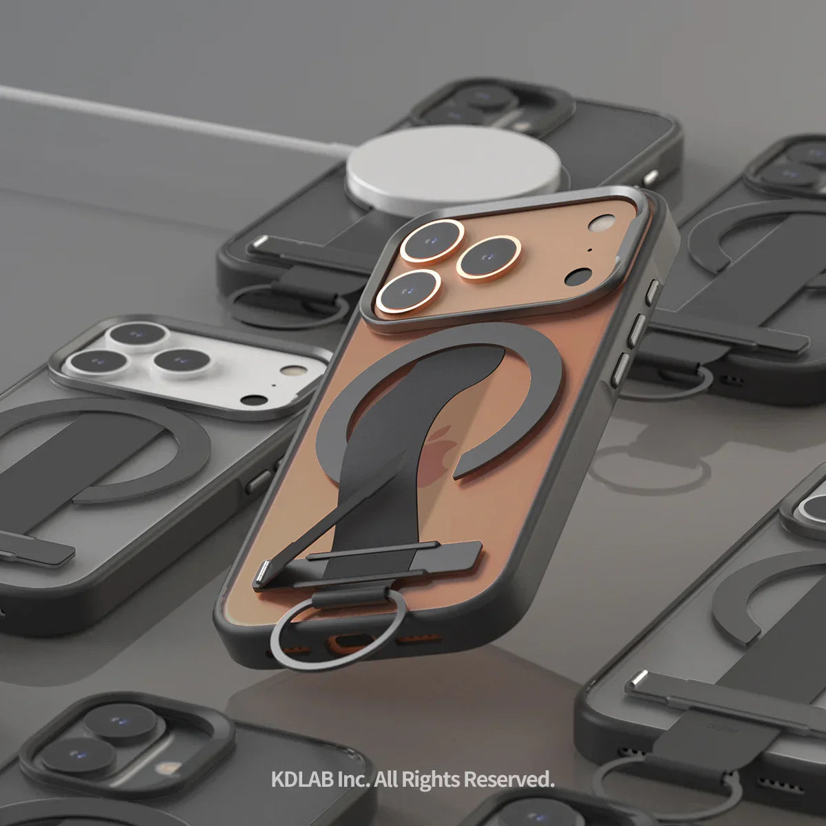 iPhone 17 Pro Max Araree Duple Magsafe Grip Case - Black