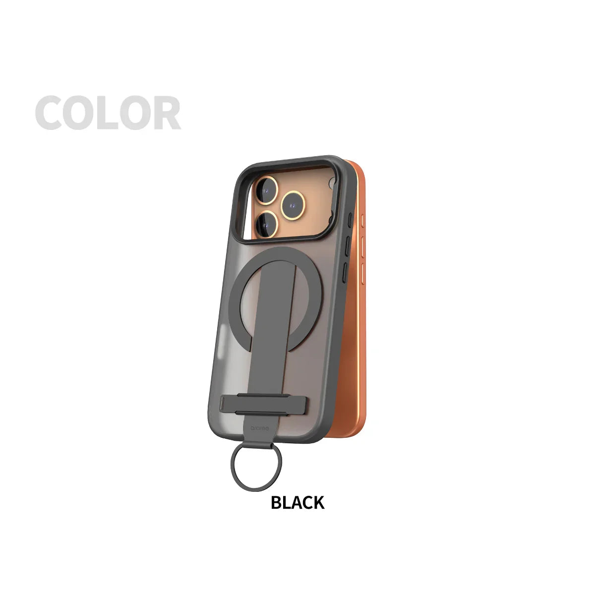 iPhone 17 Pro Max Araree Duple Magsafe Grip Case - Black