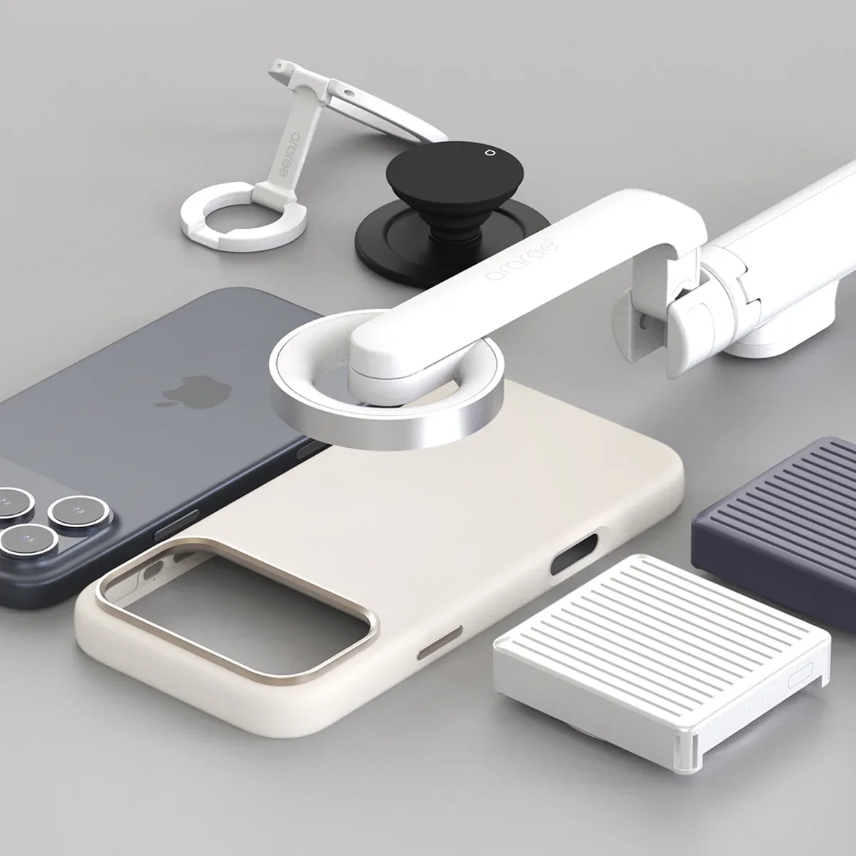 iPhone 17 Pro Max Araree Typo Skin Magsafe Case - Black