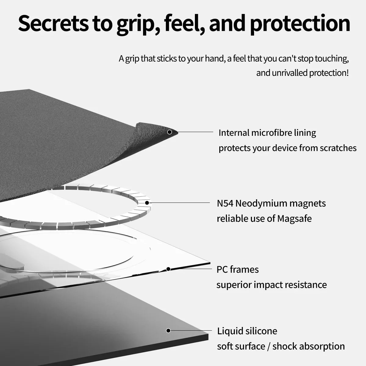 iPhone 17 Pro Max Araree Typo Skin Magsafe Case - Black