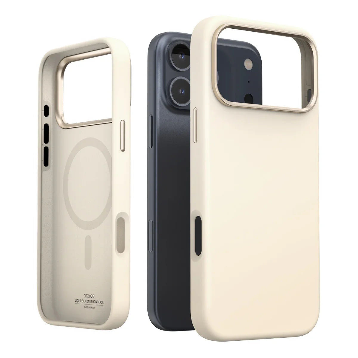 iPhone 17 Pro Max Araree Typo Skin Magsafe Case - Stone
