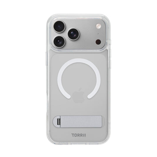 iPhone 18 Pro Max, Torrii Torero Magsafe and Stand Cover, Clear
