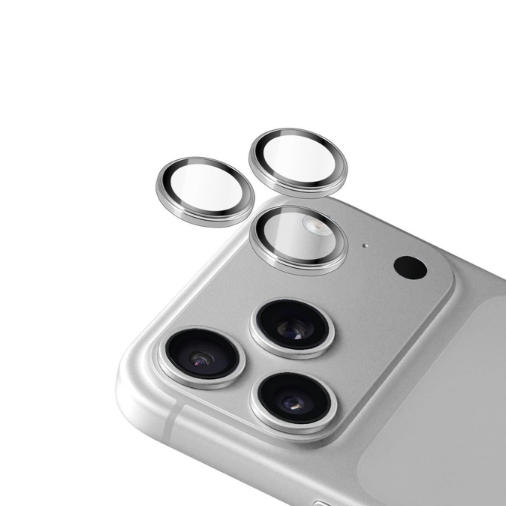 iPhone 18 Pro Max / 18 Pro, Torrii Bodyglass Camera Protector Ring - Silver