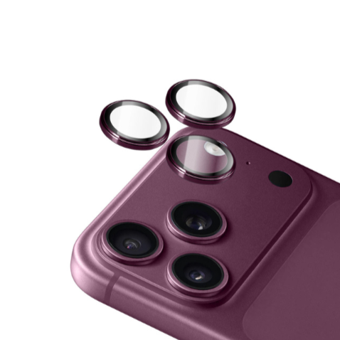 iPhone 18 Pro Max / 18 Pro, Torrii Bodyglass Camera Protector Ring, Red