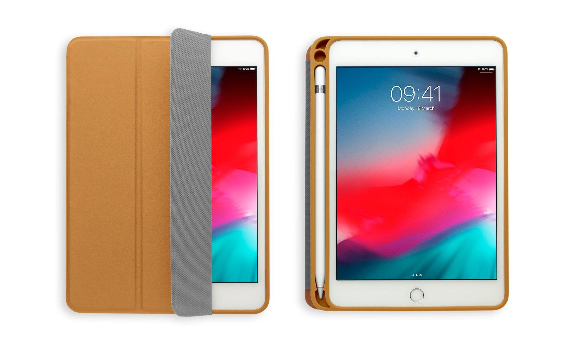 Torrii Torrio Plus Wallet For iPad Mini 5 2019 With Apple Pencil Slot - Brown