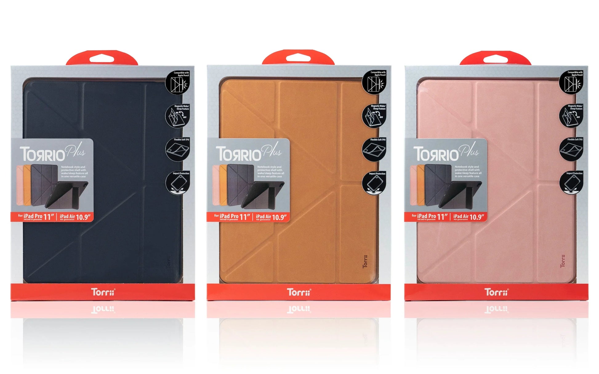 Torrii Torrio Plus For iPad Pro 11 (2021/2020/2018) & iPad Air 4 (2020) 10.9 - Brown