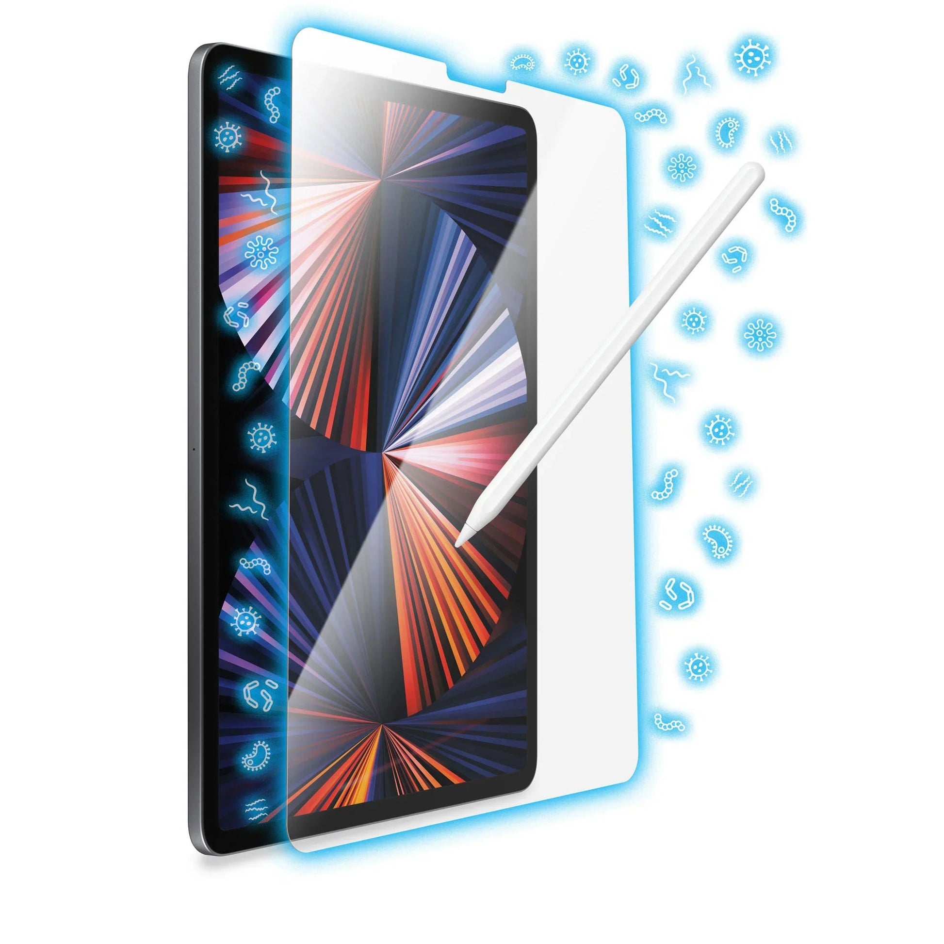 Torrii Bodyglass Anti-Bacterial Screen Protector For iPad Pro 12.9 (2021/2020/2018) - Clear