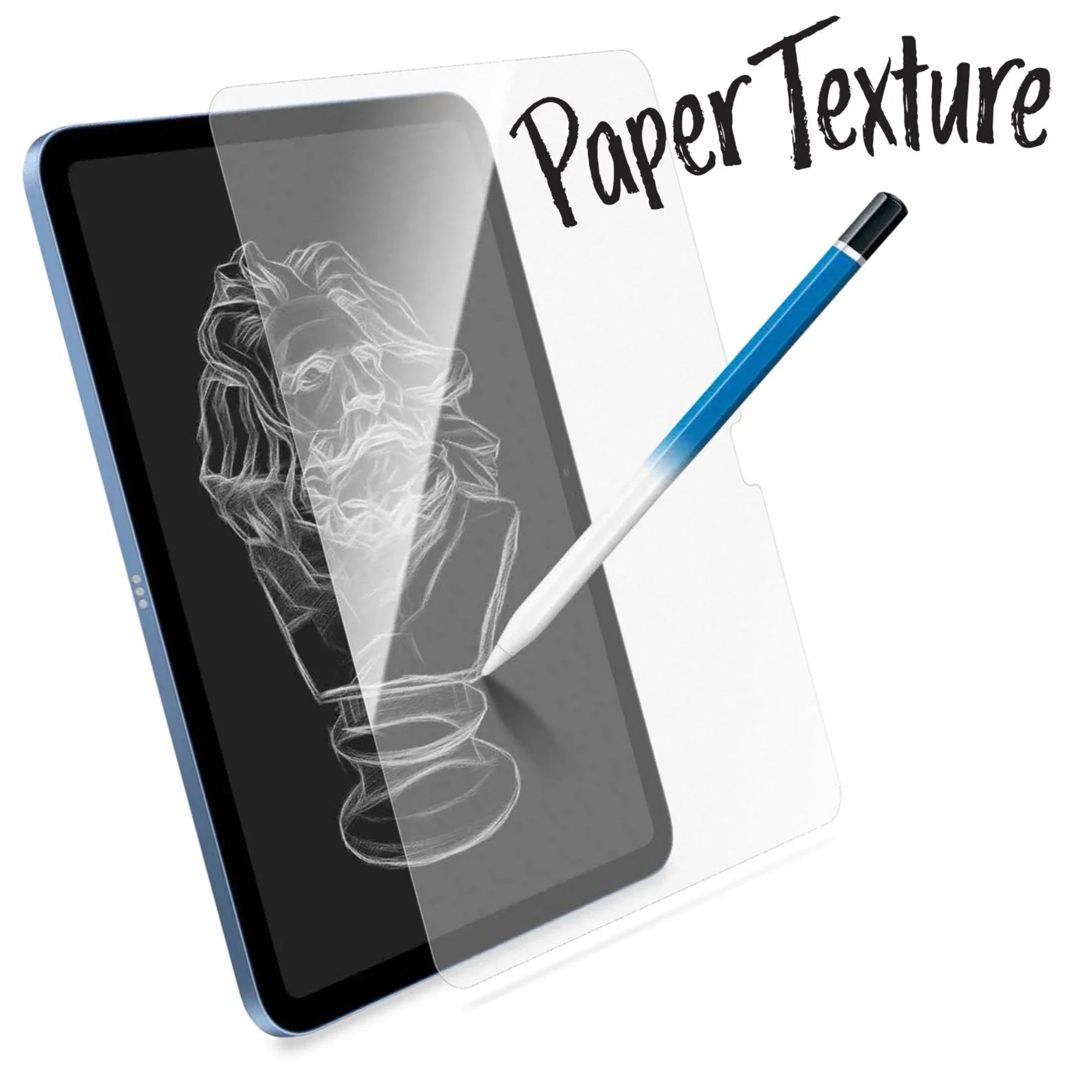 Torrii Bodyglass iPad 11 (A16) & iPad 10.9 (10th Gen) Paper Texture Glass Screen Protector - Clear