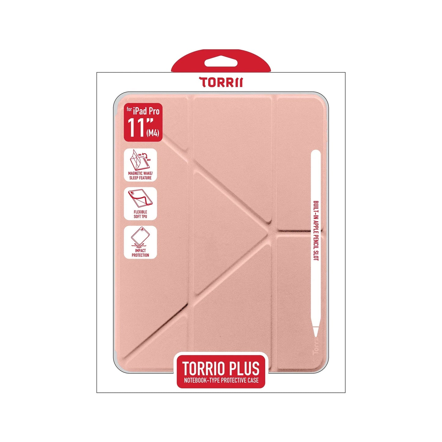 Torrii Torrio Plus for iPad Pro 11 (M5 & M4) - Pink