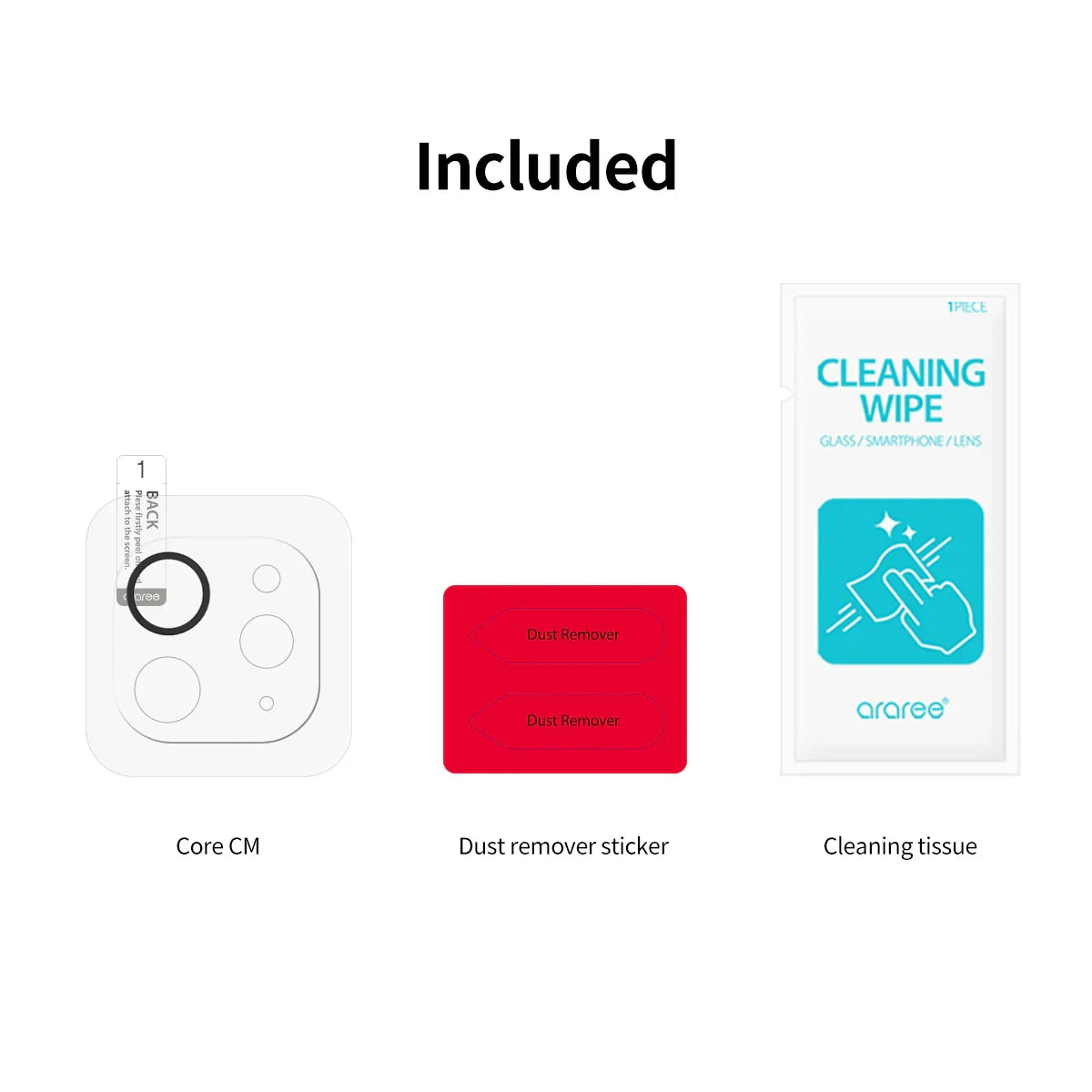 Araree Core Camera Glass For iPad Pro (M5 & M4) 11-In & 13-In - Clear