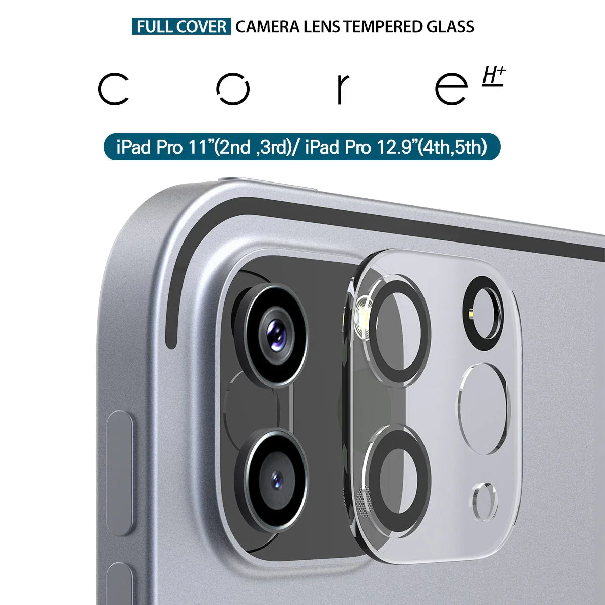 iPad Pro 12.9 Inch And iPad Pro 11 Inch Araree C-Sub Core Camera Lens - Clear