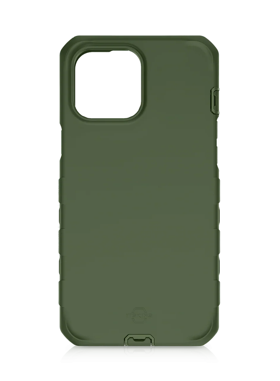 iPhone 13 Pro Itskins Supreme Solid Cover - Olive Green