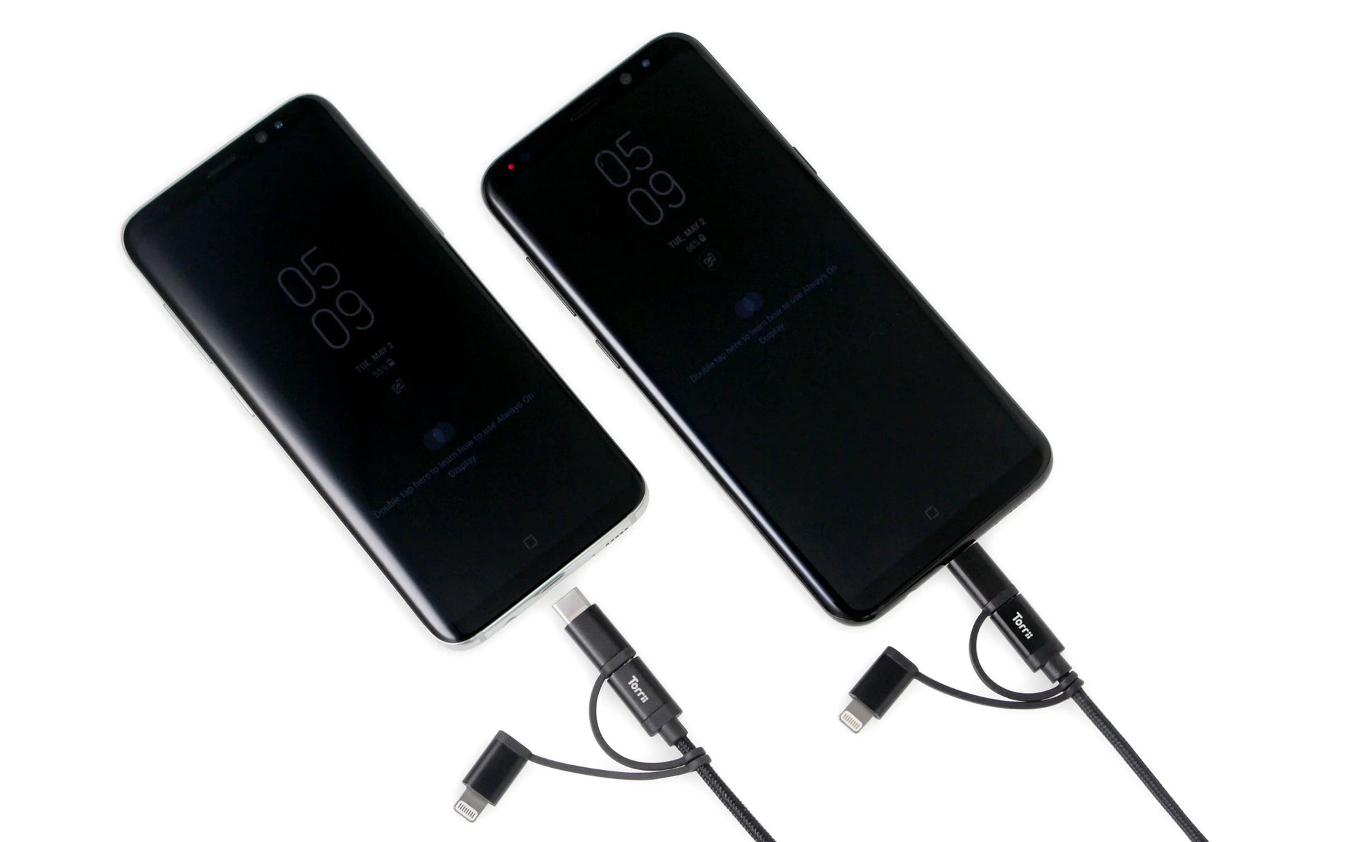 Torrii Kevable 3 In 1 Mfi Lightning/Type-C/Micro Usb - Black