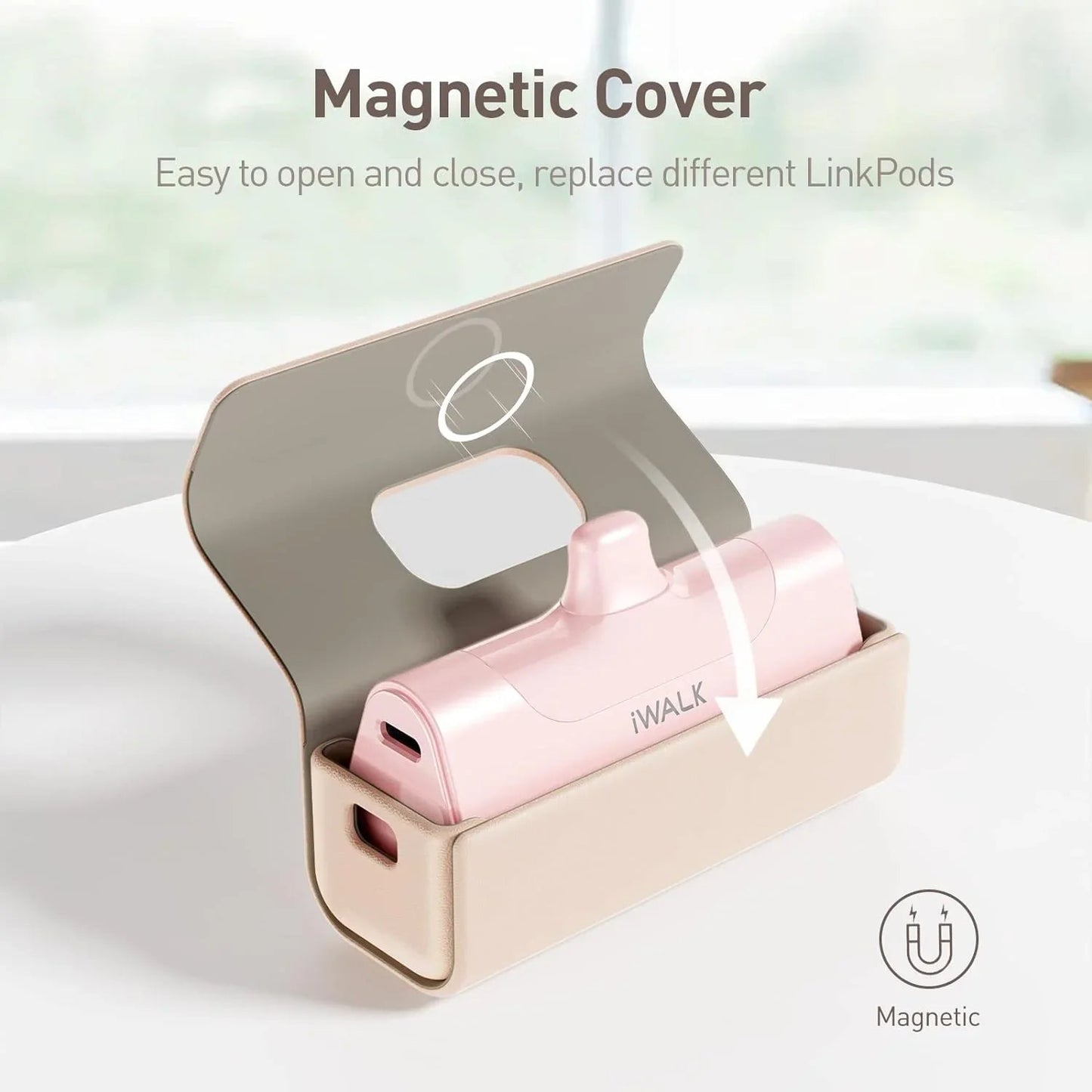 iWalk Linkpod Bags For Pocket Battery - Pink