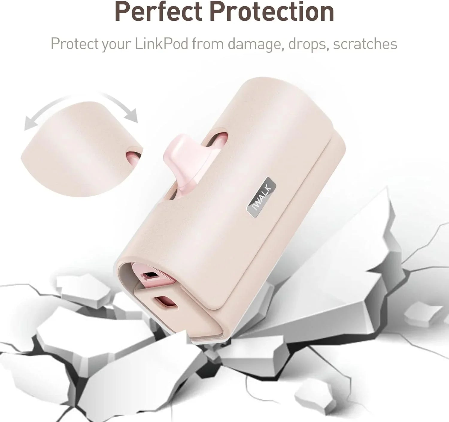 iWalk Linkpod Bags For Pocket Battery - Pink