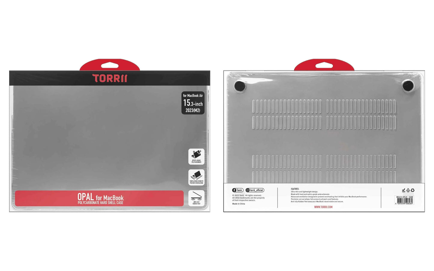 Torrii Macbook Pro 14 (M5 & M4), Opal Series Case - Clear