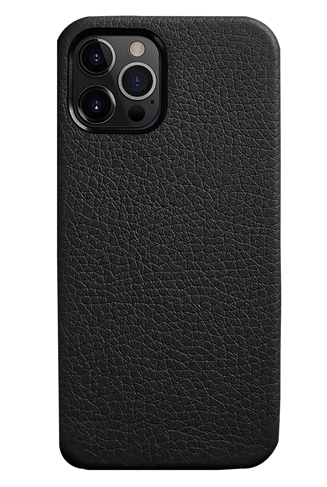 iPhone 12 & 12 Pro Melkco Premium Leather Cover - Black
