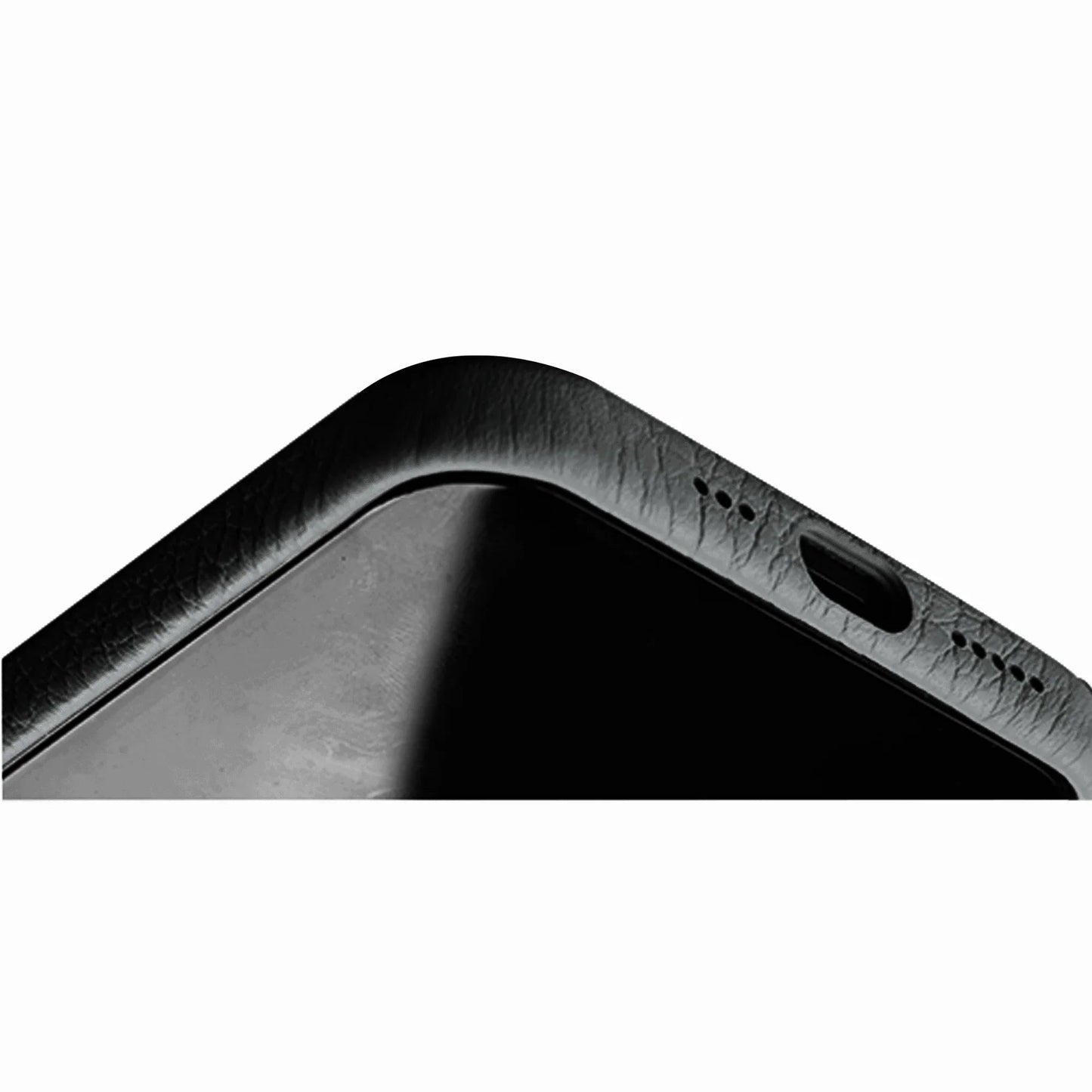 iPhone 12 & 12 Pro Melkco Premium Leather Cover - Black