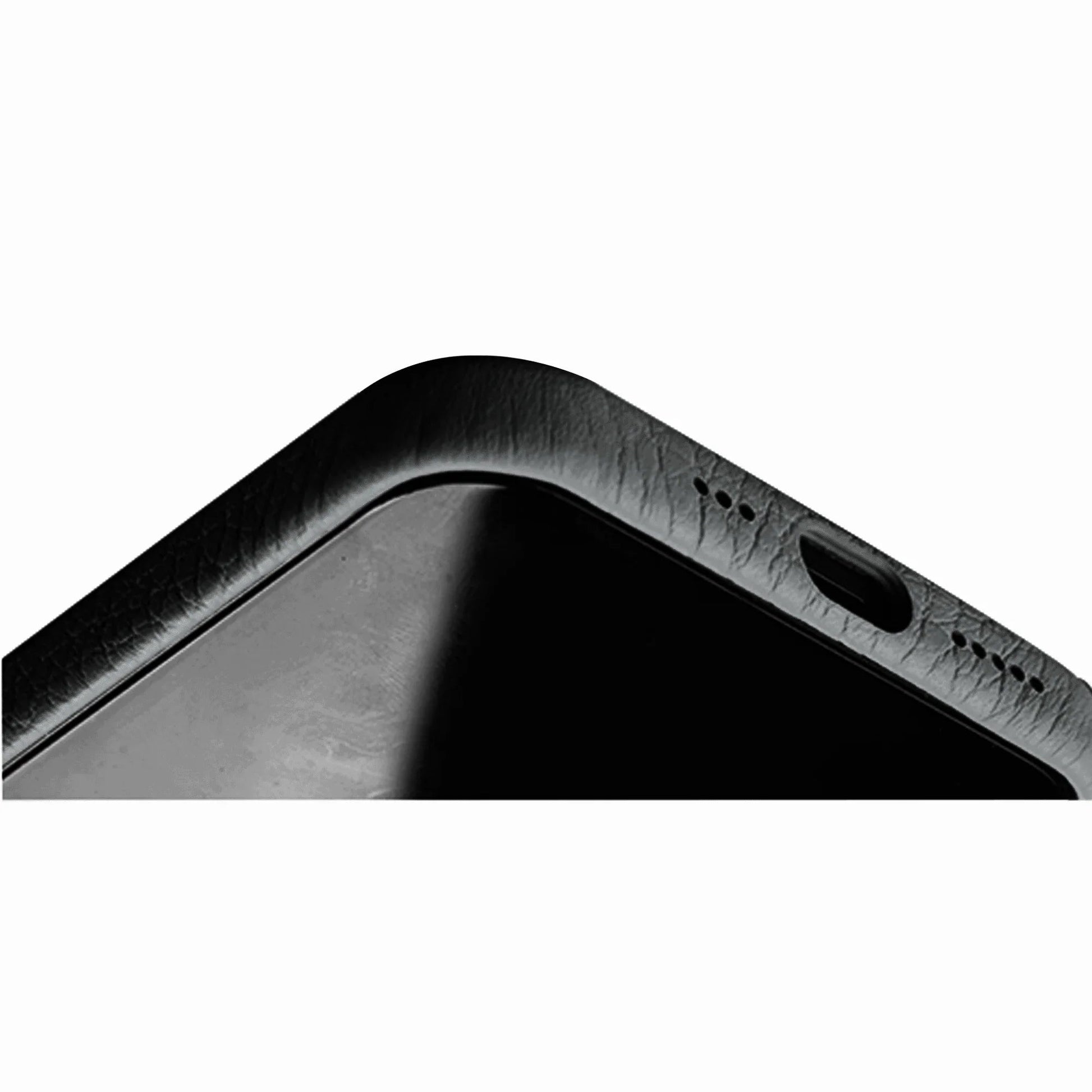 iPhone 12 & 12 Pro Melkco Premium Leather Cover - Black