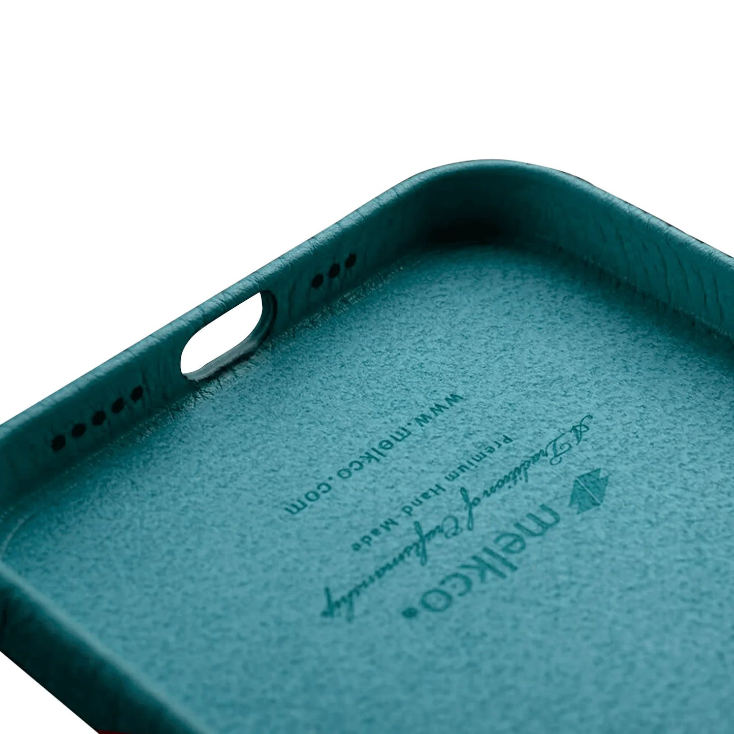 iPhone 12 & 12 Pro Melkco Premium Leather Cover - Lake Blue