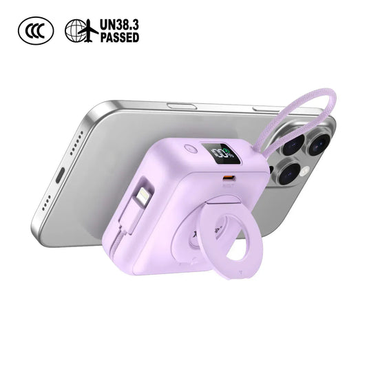 Xpower 10000mAh Wireless Powerbank with Digital Display S1052, Light Purple