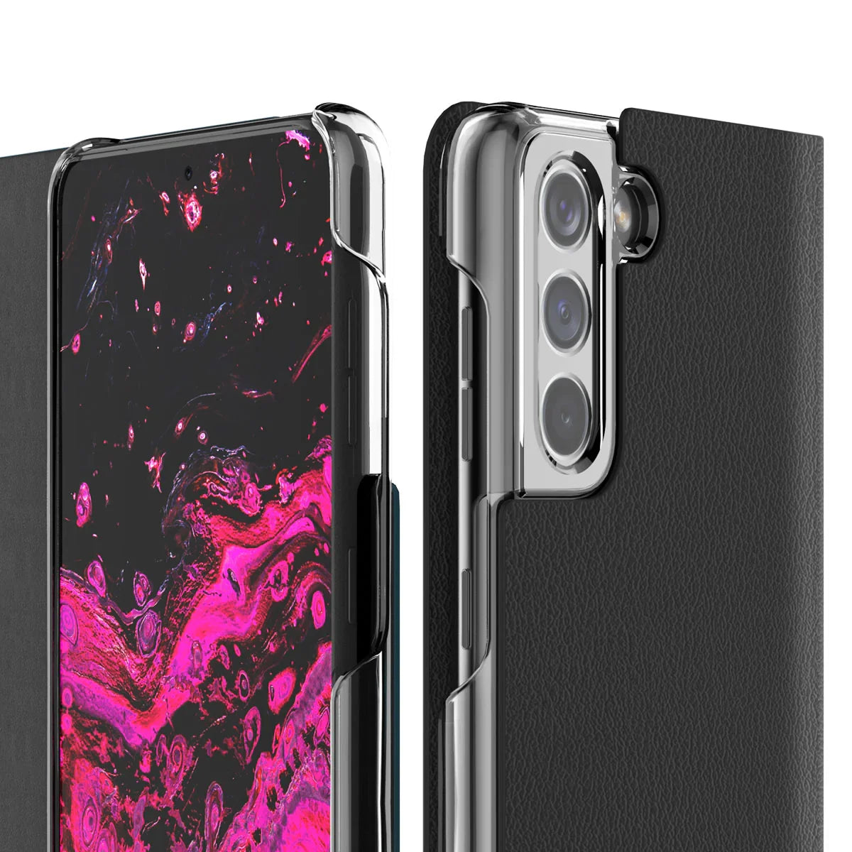 Samsung S21 Plus Araree Mustang Diary Case - Clear